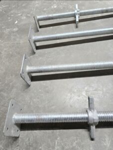 Niveladores de andamios 4 piezas 90 cms