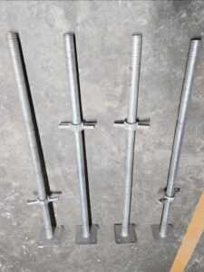 Niveladores de andamios 4 piezas 90 cms