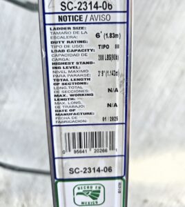 Escalera Scala 1.83m de altura