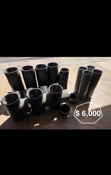 Lote de PVC c-80 y cpvc c-80